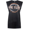 Black - Front - Amplified Womens-Ladies Pink Floyd On The Run Sleeveless T-Shirt