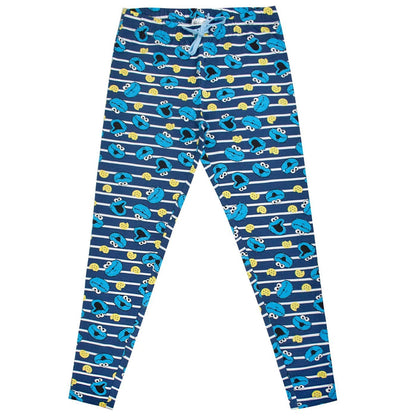 Blue - Lifestyle - Sesame Street Womens-Ladies Cookie Monster Pyjamas