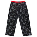 Black - Front - Call Of Duty Mens Skull All Over Print Lounge Pants
