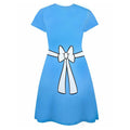 White-Blue - Back - Alice In Wonderland Womens-Ladies Costume Dress