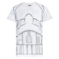 White - Front - Star Wars Mens Storm Trooper Costume T-Shirt