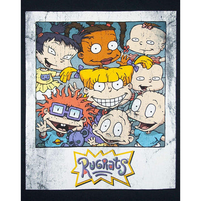 Black - Back - Nickelodeon Mens Rugrats Polaroid T-Shirt