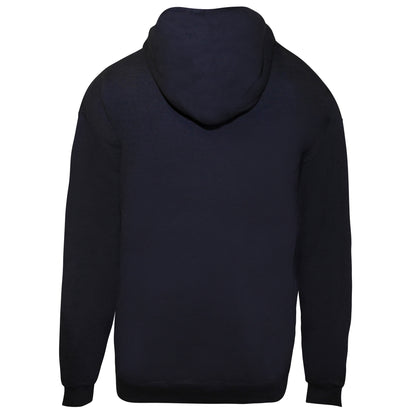 Navy - Back - Captain Marvel Womens-Ladies Logo Hoodie