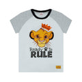 Grey-Orange - Back - The Lion King Boys Ready To Rule Short Pyjama Set