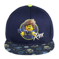 Navy - Back - Lego Movie 2 Childrens-Kids Rex Snapback Cap