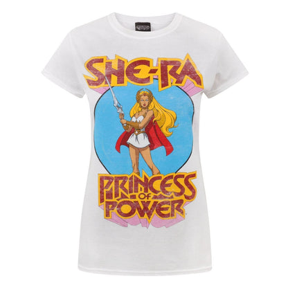 White - Front - She-Ra Womens-Ladies Princess Of Power T-Shirt