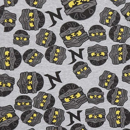 Grey - Side - Lego Ninjago Boys All Over Print T-Shirt