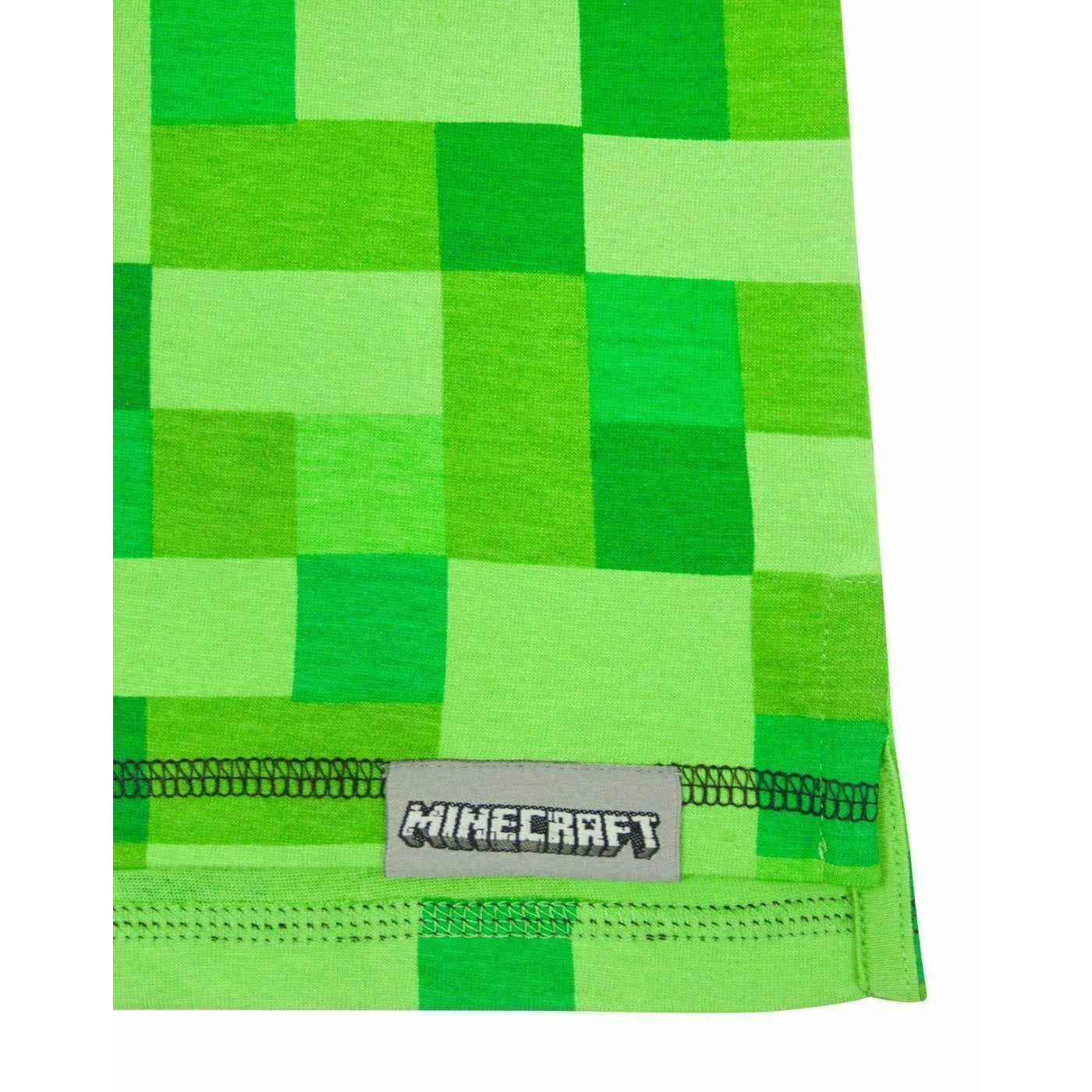 Green - Side - Minecraft Boys All Over Creeper T-Shirt
