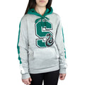 Grey-Green - Side - Harry Potter Unisex Slytherin S Patch Hoodie