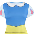 Blue-Yellow - Back - Disney Princess Womens-Ladies Snow White Costume Dress