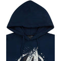 Navy - Side - Avengers Mens End Game Eroded A Logo Hoodie