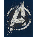 Navy - Pack Shot - Avengers Mens End Game Eroded A Logo Hoodie