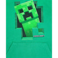 Green - Side - Minecraft Boys Creeper Inside Hoodie