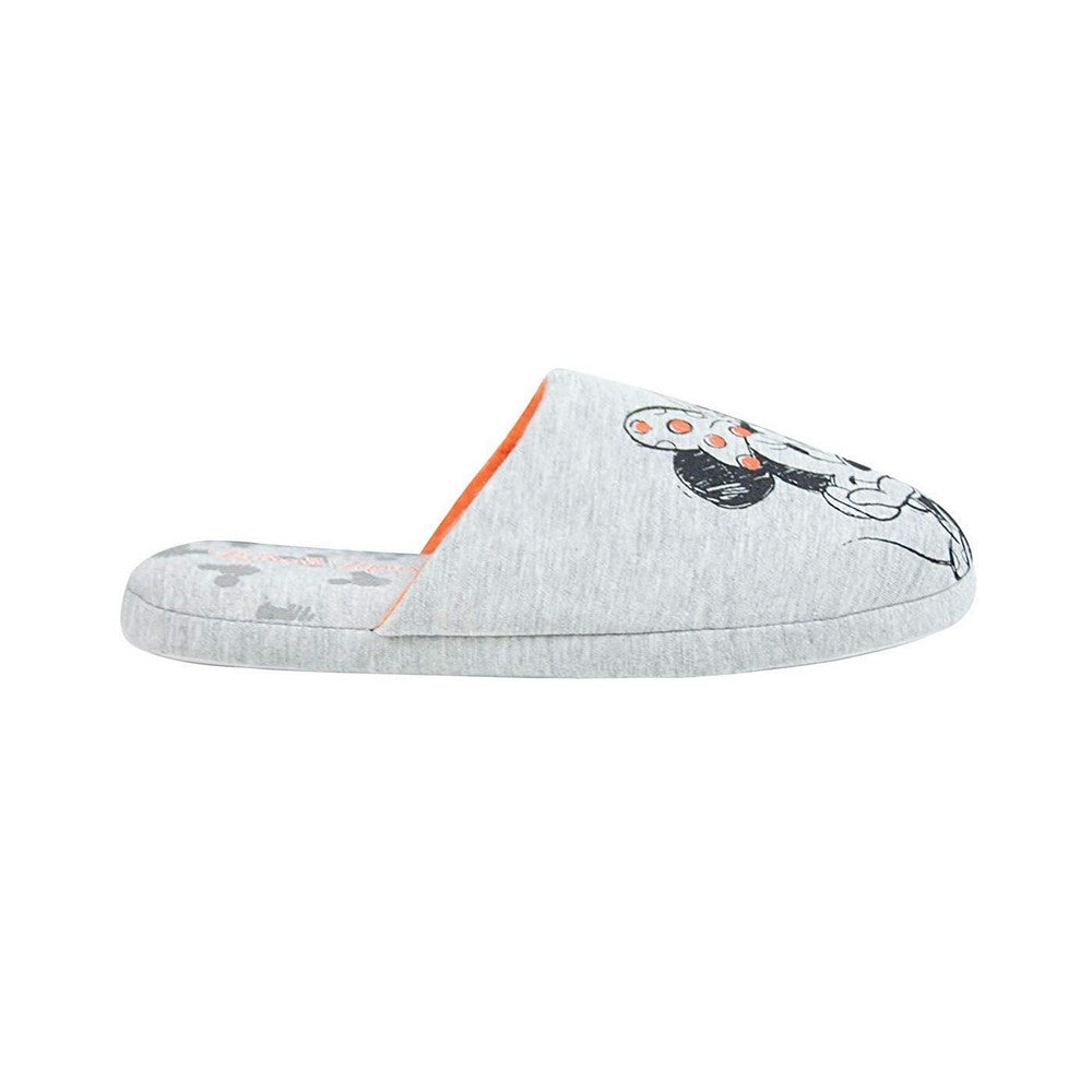 Grey - Lifestyle - Disney Minnie Mouse Sketch Womens-Ladies Slippers