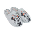 Grey - Front - Disney Minnie Mouse Sketch Womens-Ladies Slippers