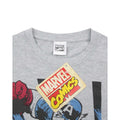 Grey-Blue-Red - Side - Captain America Mens T-Shirt