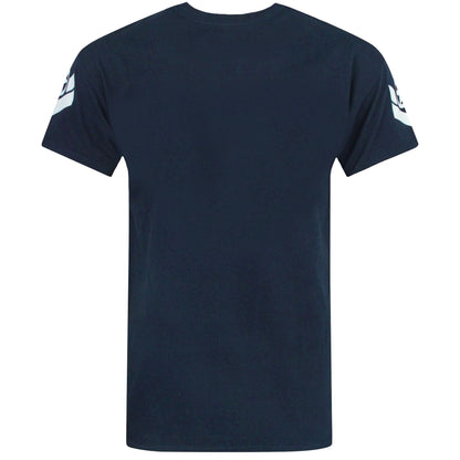 Navy - Back - Captain America Mens Super Soldier T-Shirt