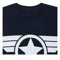 Navy - Side - Captain America Mens Super Soldier T-Shirt