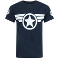 Navy - Front - Captain America Mens Super Soldier T-Shirt