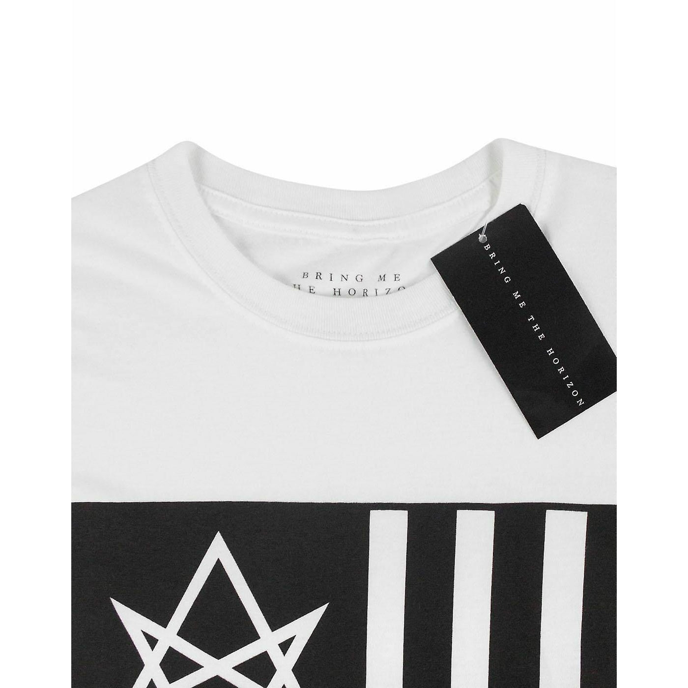White-Black - Back - Bring Me The Horizon Mens Antivist T-Shirt
