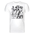 White - Front - Dirty Cotton Scoundrels Mens Fear Masks T-Shirt