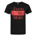 Black - Front - Faith No More Mens Logo T-Shirt