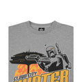 Grey - Side - Star Wars Mens Cloud City Boba Fett T-Shirt