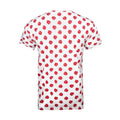 Red-White - Back - Bloc 28 Mens Fist Pattern Disney T-Shirt