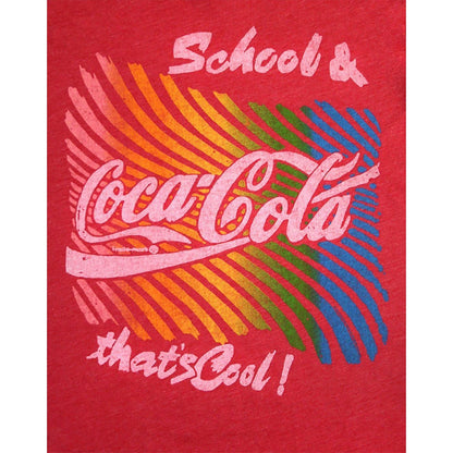 Red - Side - Junk Food Mens Coca Cola T-Shirt