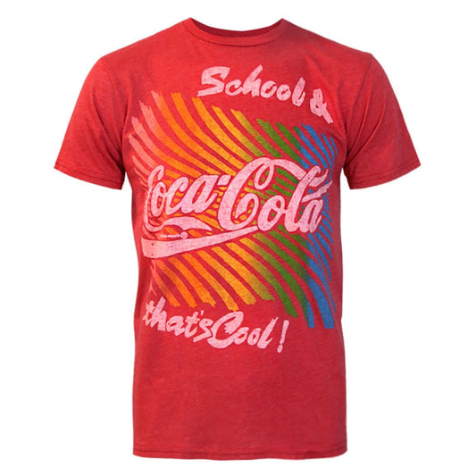 Red - Front - Junk Food Mens Coca Cola T-Shirt
