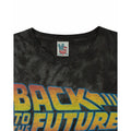 Charcoal - Back - Junk Food Mens Marble Back To The Future T-Shirt