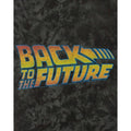 Charcoal - Side - Junk Food Mens Marble Back To The Future T-Shirt