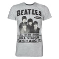Grey - Front - Amplified Mens The Beatles T-Shirt