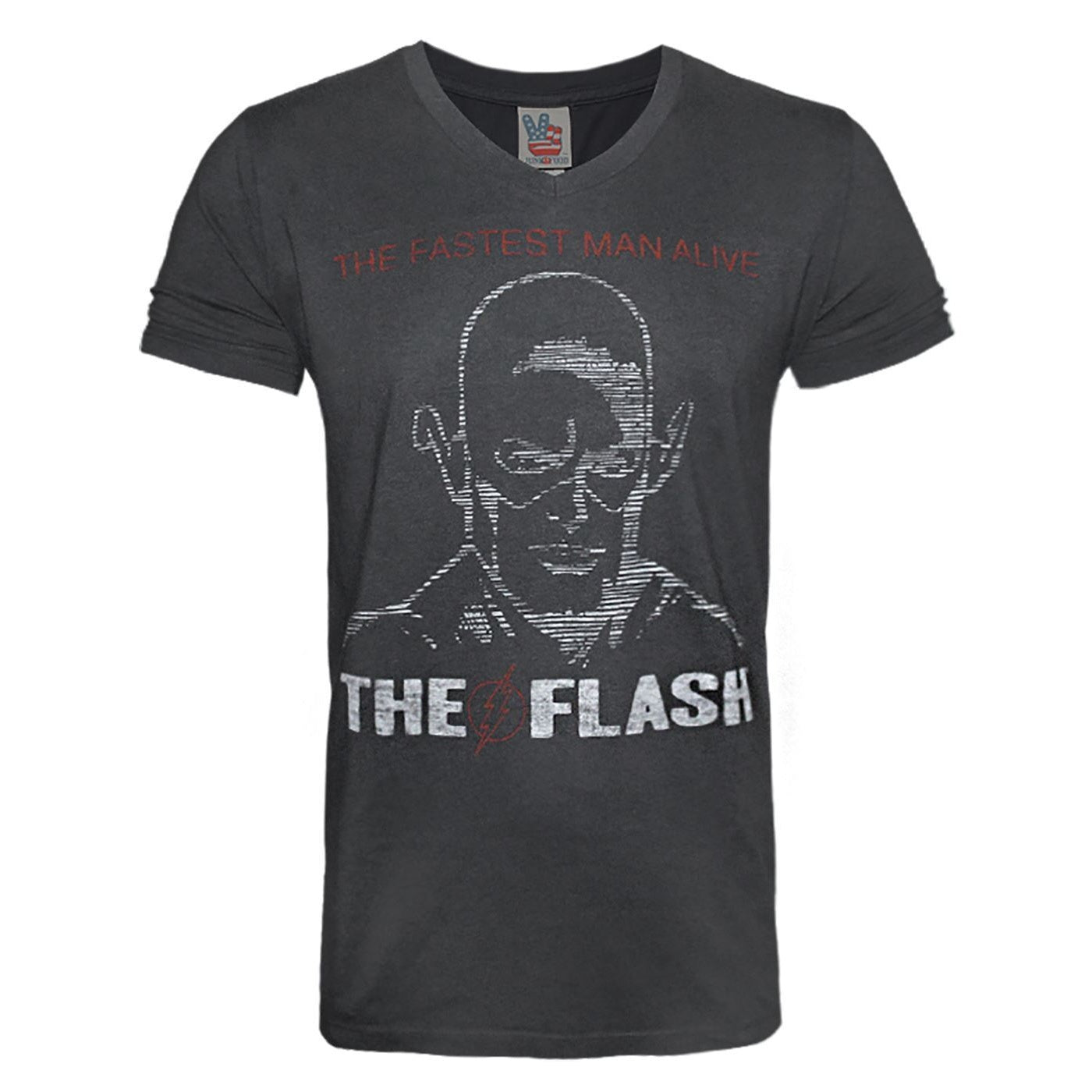 Black - Front - Junk Food Mens The Flash T-Shirt