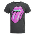 Charcoal - Front - Amplified Mens The Rolling Stones T-Shirt
