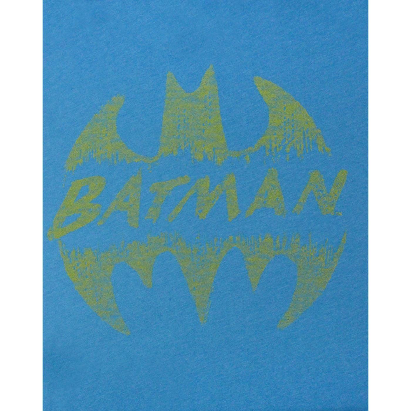 Blue-Yellow - Side - Junk Food Mens Batman T-Shirt