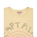 Cream Almond - Back - Junk Food Mens Originals Logo Captain America T-Shirt