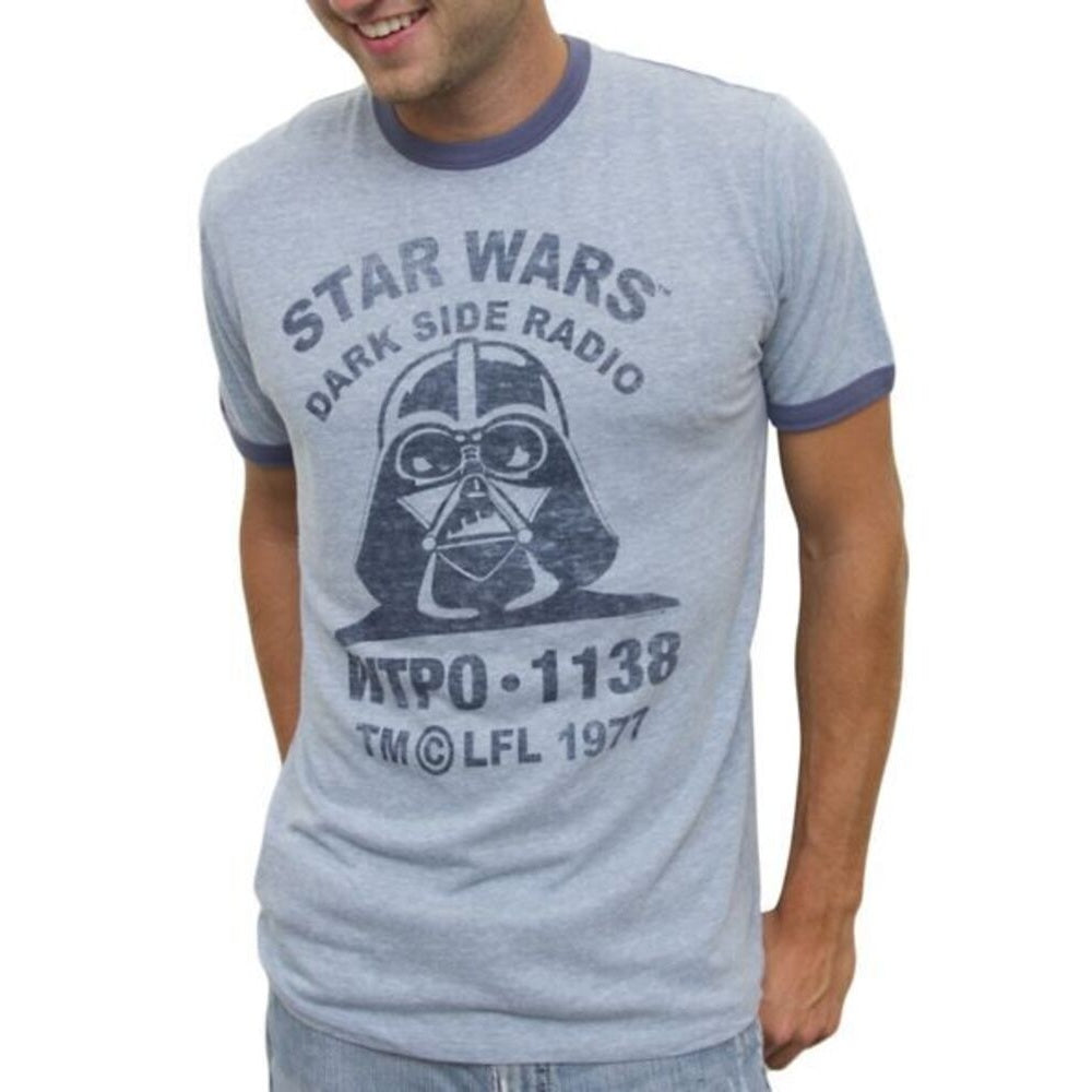 Blue - Back - Junk Food Mens Radio Star Wars T-Shirt