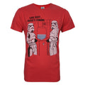 Red - Front - Junk Food Mens Vader´s Coming Star Wars T-Shirt