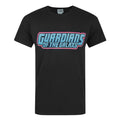 Black - Front - Guardians Of The Galaxy Mens Logo T-Shirt