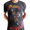 Black-White - Back - Guns N Roses Mens Appetite Sublimation T-Shirt
