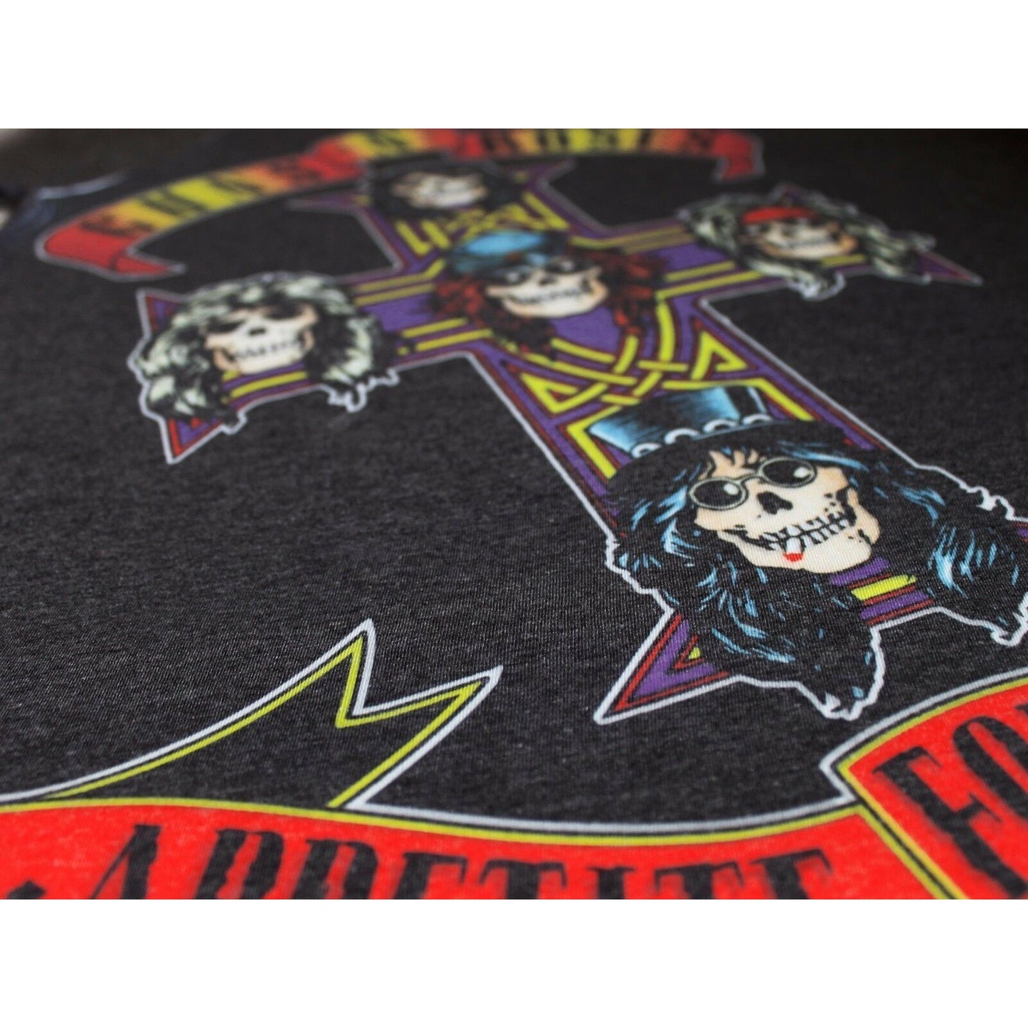 Black-White - Lifestyle - Guns N Roses Mens Appetite Sublimation T-Shirt