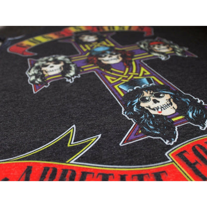 Black-White - Lifestyle - Guns N Roses Mens Appetite Sublimation T-Shirt