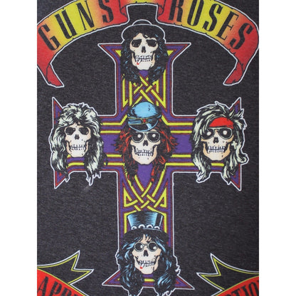 Black-White - Close up - Guns N Roses Mens Appetite Sublimation T-Shirt