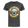 Charcoal - Front - Guns N Roses Mens Drum T-Shirt