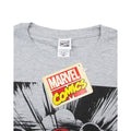 Grey Marl-Red-Yellow - Back - Iron Man Mens T-Shirt