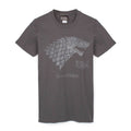 Grey - Front - Game of Thrones Mens Winter Is Coming Stark T-Shirt