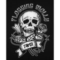 Black - Side - Flogging Molly Mens Rose T-Shirt