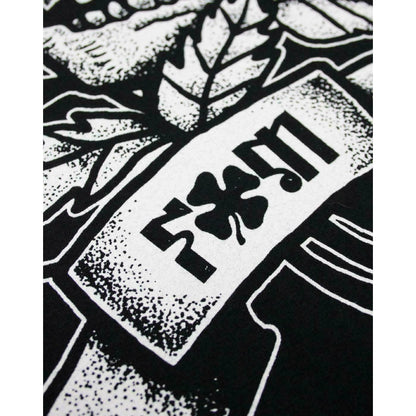 Black - Lifestyle - Flogging Molly Mens Rose T-Shirt
