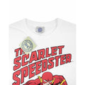 White-Red - Back - The Flash Mens The Scarlet Speedster T-Shirt